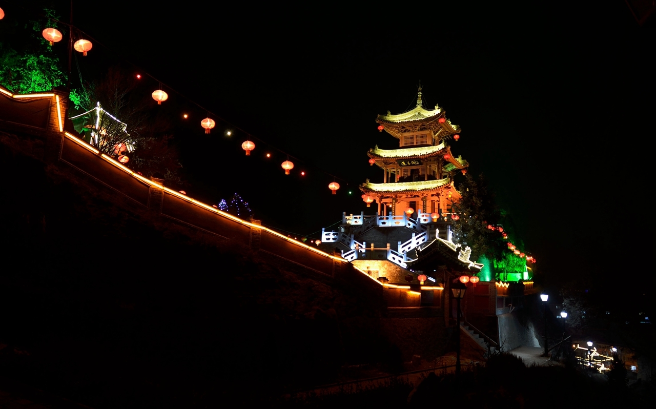 泰山红门及奈何景区照明工程-景观亮化