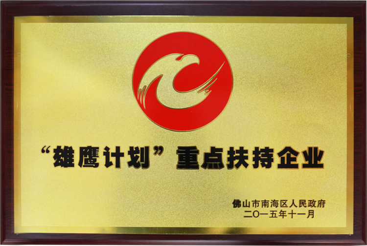 雄鹰计划重点扶持企业
